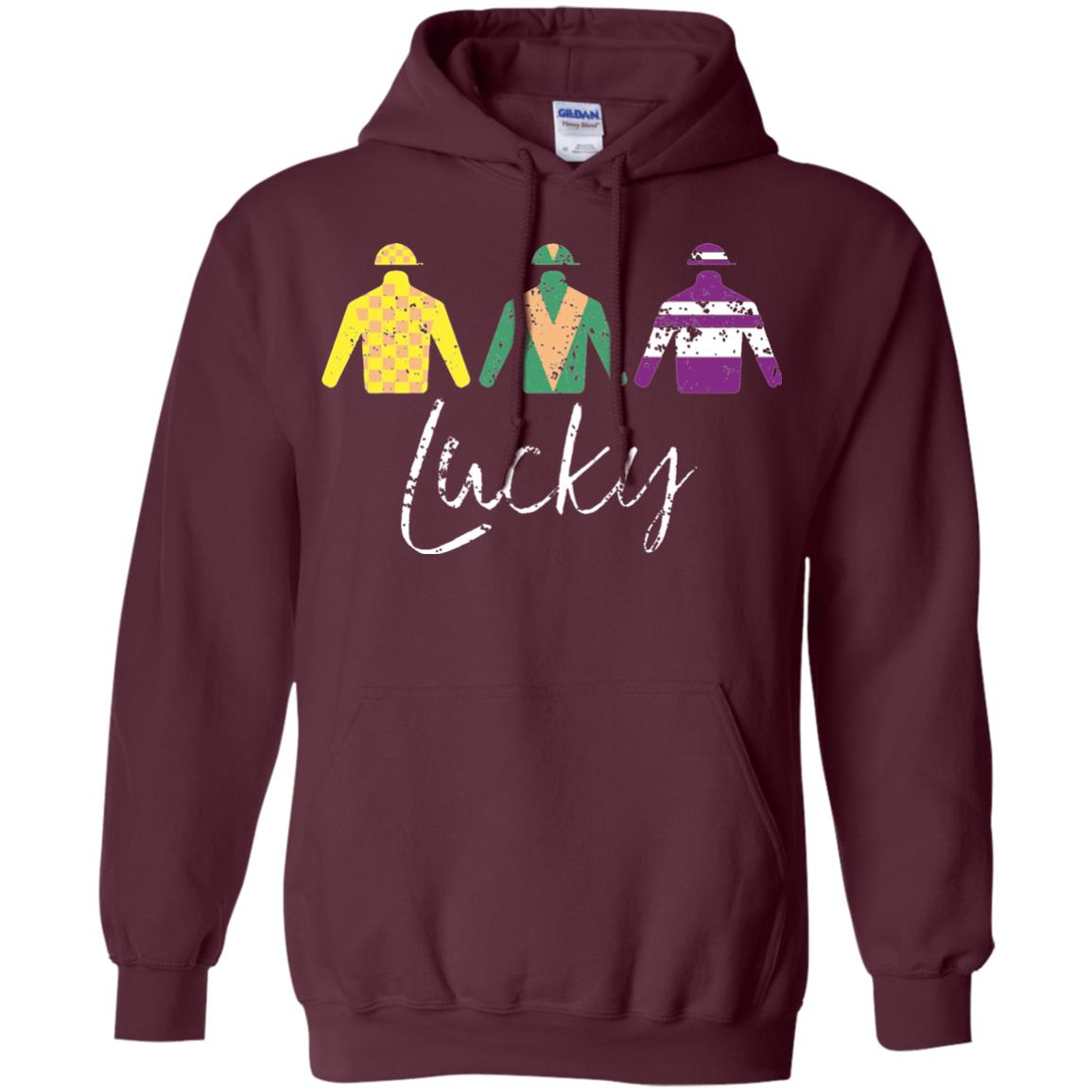 Derby Jockey Shirt Lucky Derby Apparel Derby Maroon