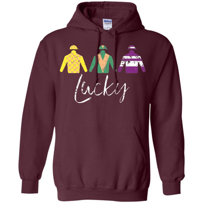Derby Jockey Shirt Lucky Derby Apparel Derby Maroon