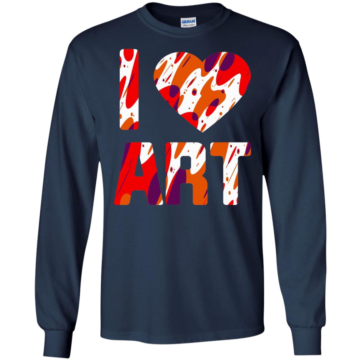 Artist T-shirt I Love Art Navy