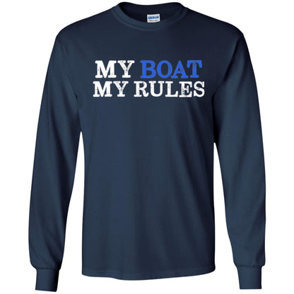 My Boat My Rules T-shirt Navy