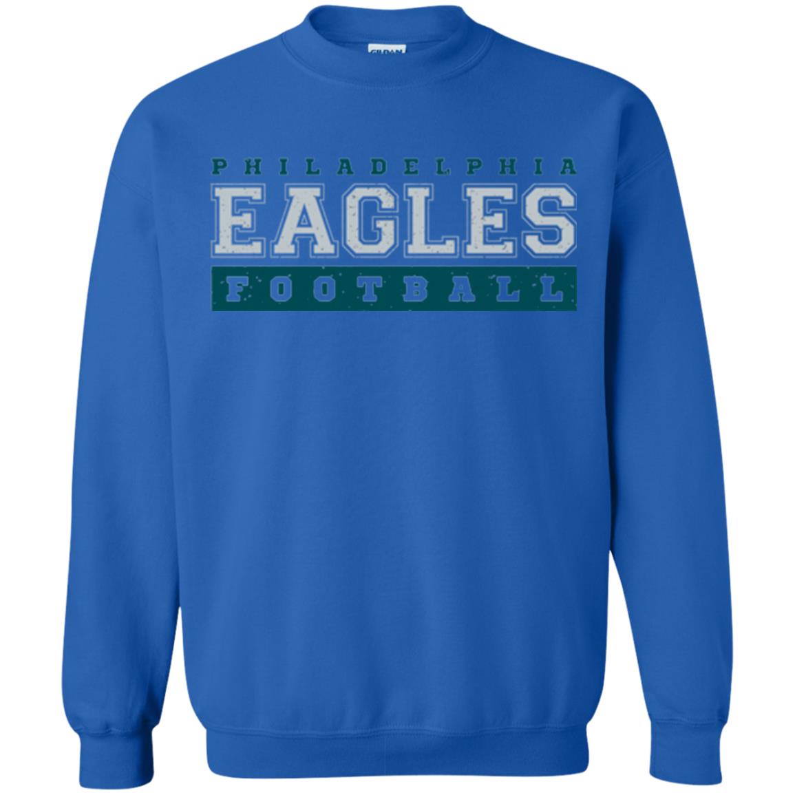 Football Lover T-shirt Philadelphia Football Fly Eagles Fly Collegiate Royal