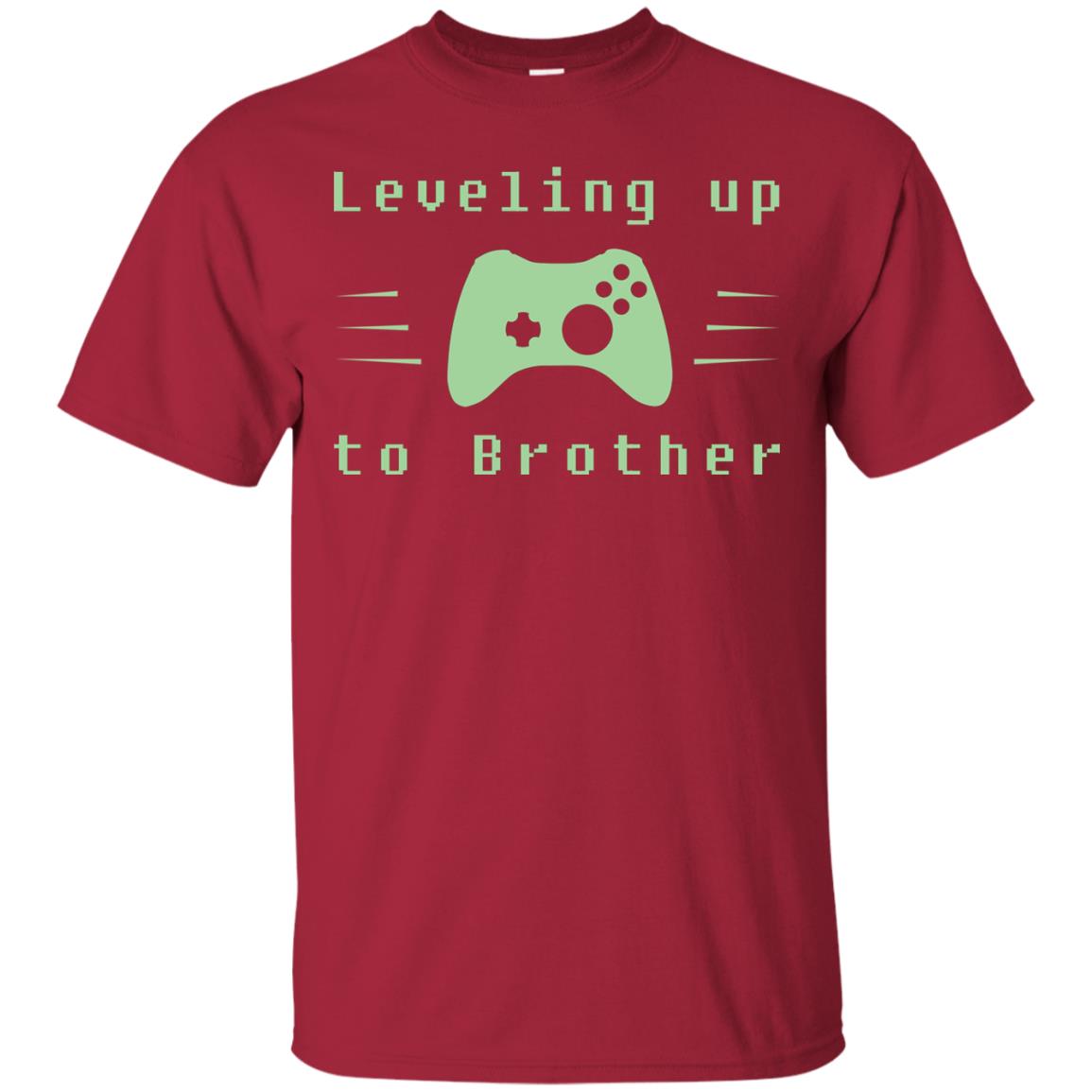 Rata-leveling Up To Brother Gaming Family Shirt Cardinal