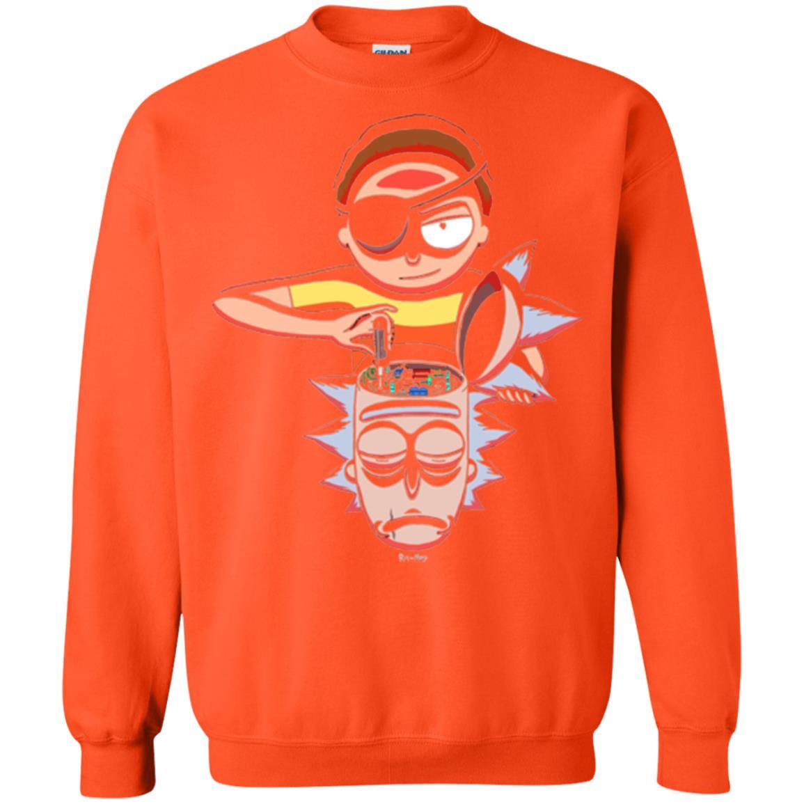 Film T-shirt Cartoon Lover Evil Morty Orange