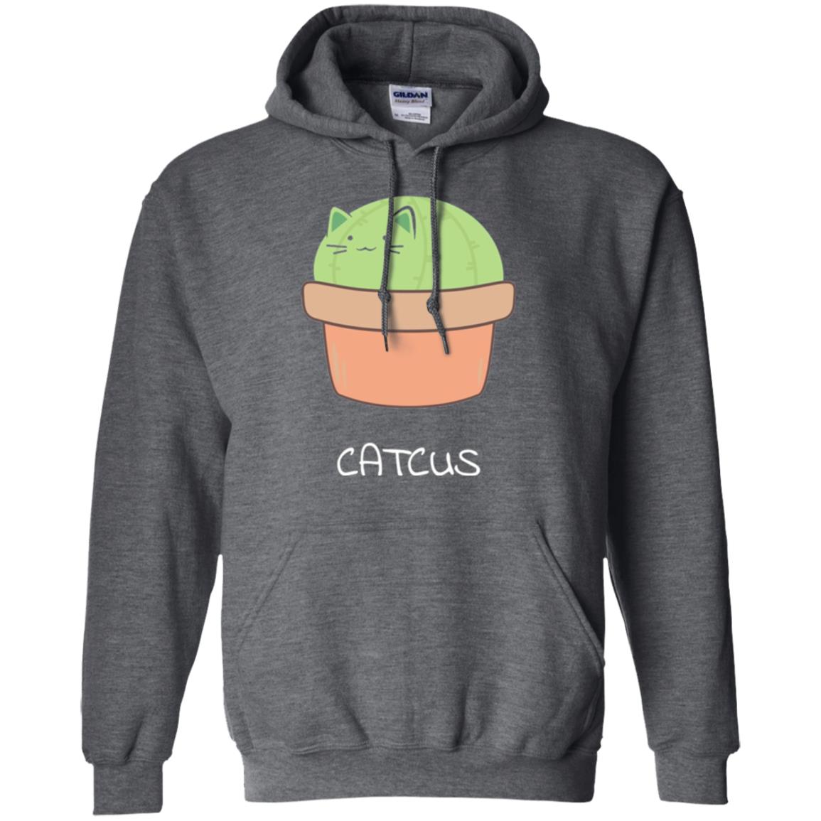 Cat Lovers T-shirt Catcus Dark Heather
