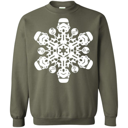 Christmas T-shirt Star Wars Stormtrooper Snowflake Military Green