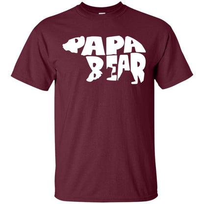 Bear Papa Shirt Maroon