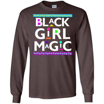 Black Girl Magic T-shirt Women_s Black History Dark Chocolate