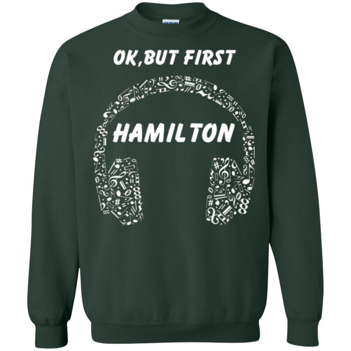 An American Musical Ok, But First Hamilton Ear Phones Forest Green