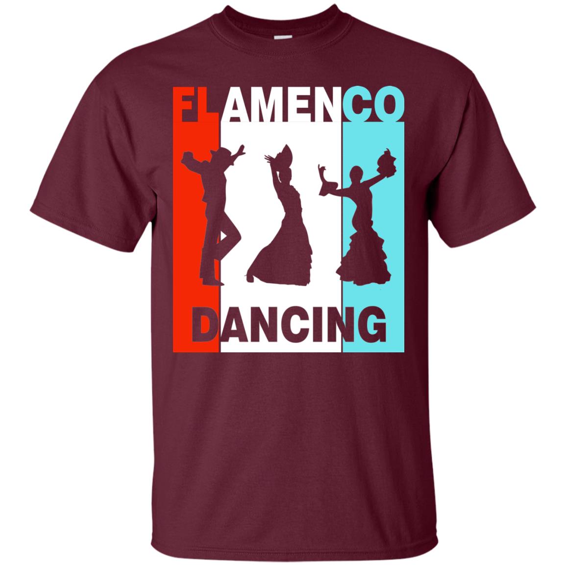 Flamenco Dancing Spanish Dance And Music Lover Shirt Maroon