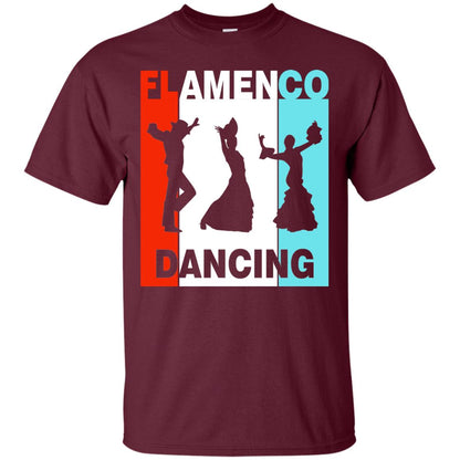 Flamenco Dancing Spanish Dance And Music Lover Shirt Maroon