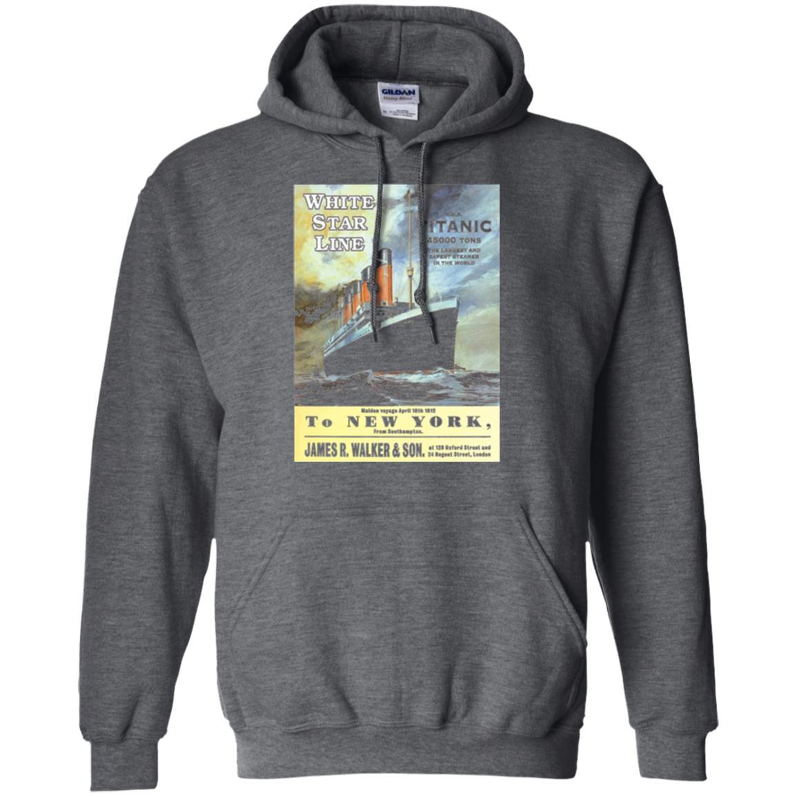 Film T-shirt Sailing Ship Cruise Vintage Poster Dark Heather