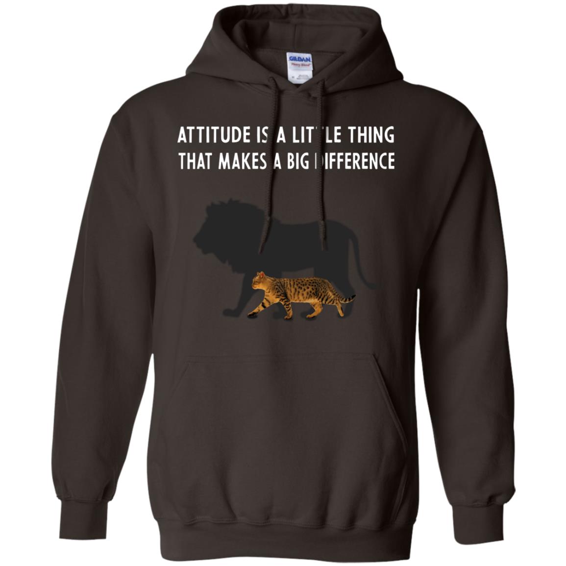 Attitude Is Little Thing That Make A Big Difference Best Quote Shirt Dark Chocolate