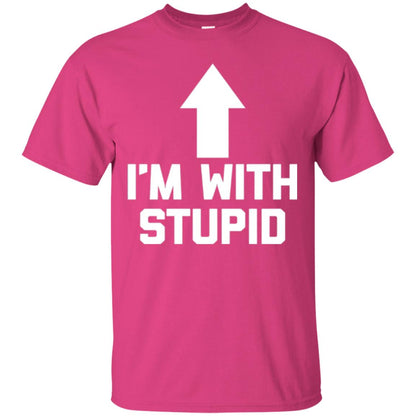 Im With Stupid T-shirt Heliconia