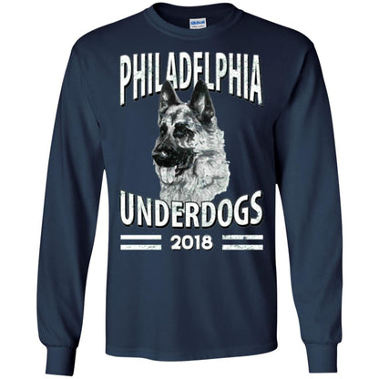 Dog Lover T-shirt Philadelphia Underdogs 2018 T-shirt Navy