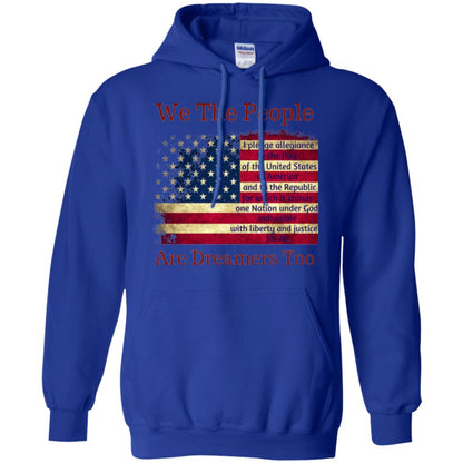 Americans We Are People Are Dreamers Too T-shirt Royal