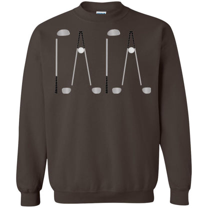 Golf Lovers T-shirt Papa Dark Chocolate