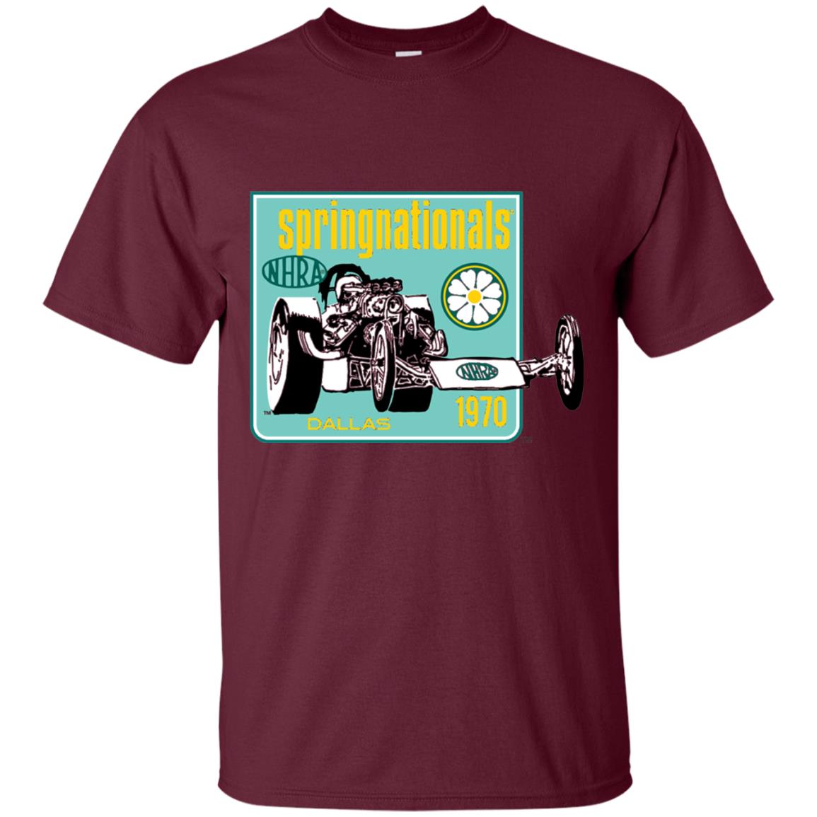 Nhra 1970 Springnationals Shirt Maroon