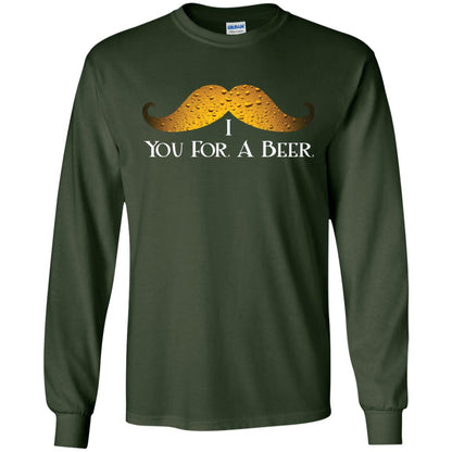 I Mustache You For A Beer Saint Patrick_s Day Forest Green