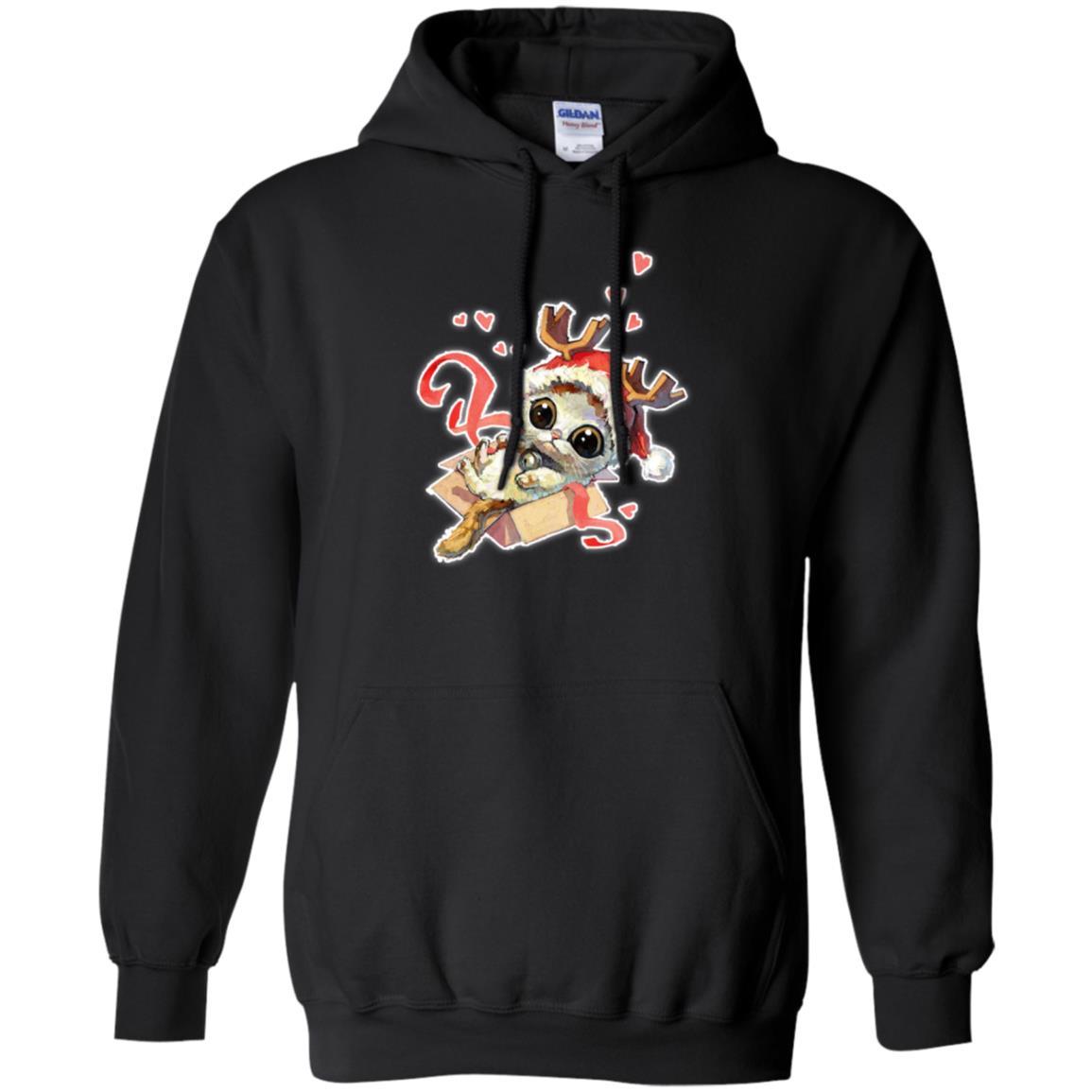 Cat Lover T-shirt Merry Christmas Black