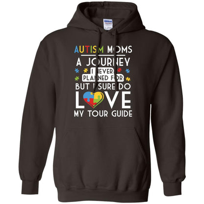 Autism Mom Shirt Autism Mom A Journey Of Love Dark Chocolate