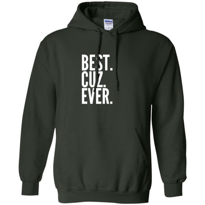 Family T-shirt Best Cuz Ever Forest Green