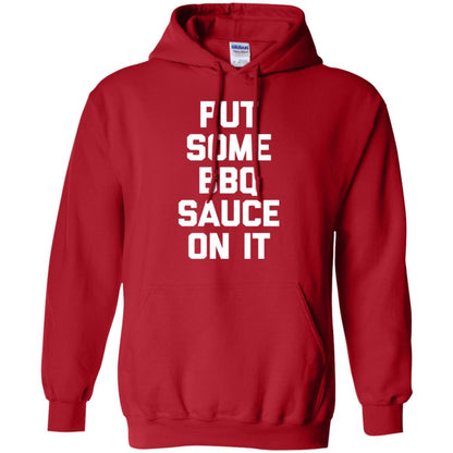 Barbecue Lovers T-shirt Put Some Bbq Sauce On It Red