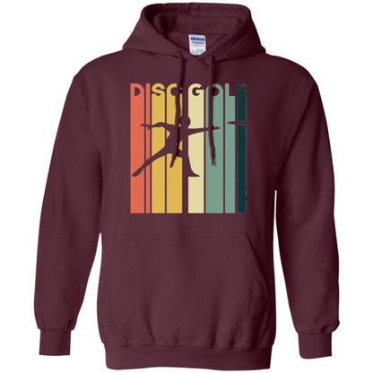 Disc Golf Retro Vintage T-shirt Maroon