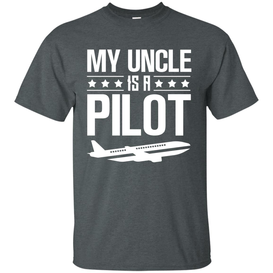 My Uncle Is A Pilot Shirt Dark Heather