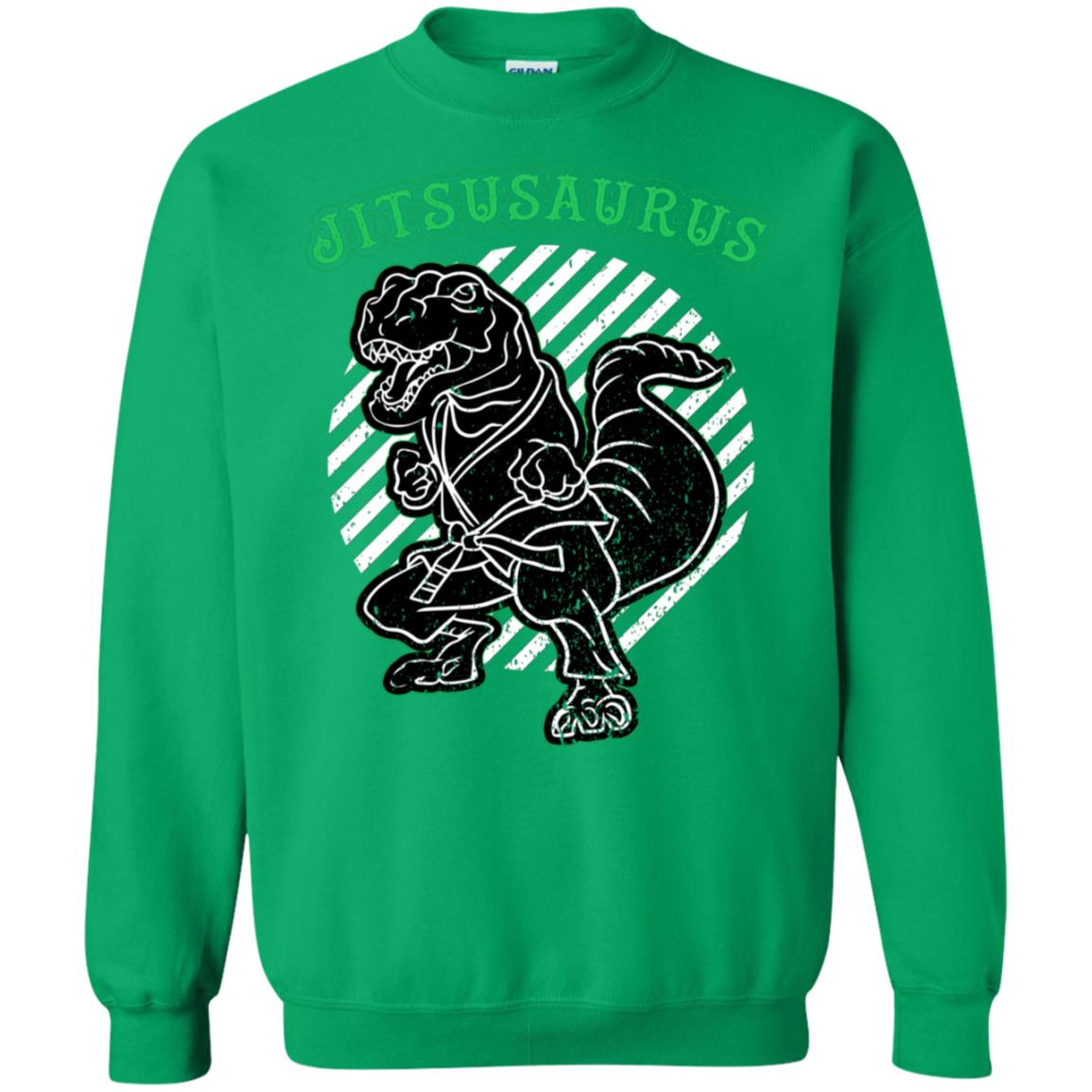 Jitsusaurus Jujutsu Saurus Shirt Irish Green