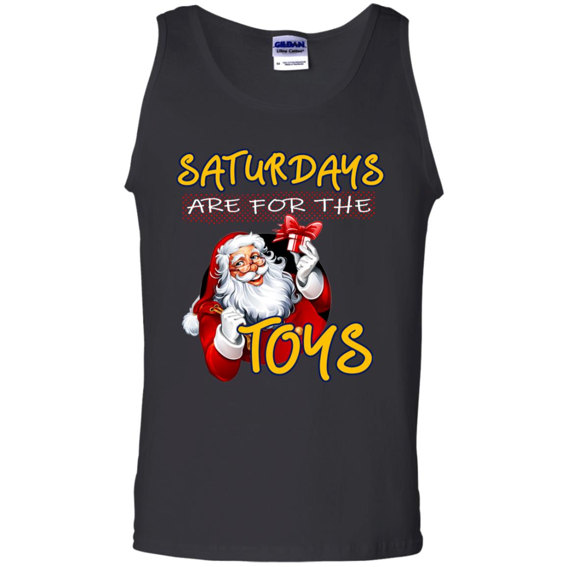 Saturdays Are For The Toys Santa X-mas Gift Shirt Black