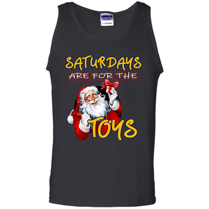 Saturdays Are For The Toys Santa X-mas Gift Shirt Black