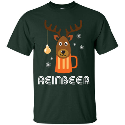 Christmas T-shirt Reinbeer Forest Green