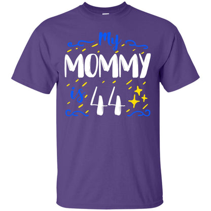 My Mommy Is 44 44th Birthday Mommy Shirt For Sons Or Daughters Purple