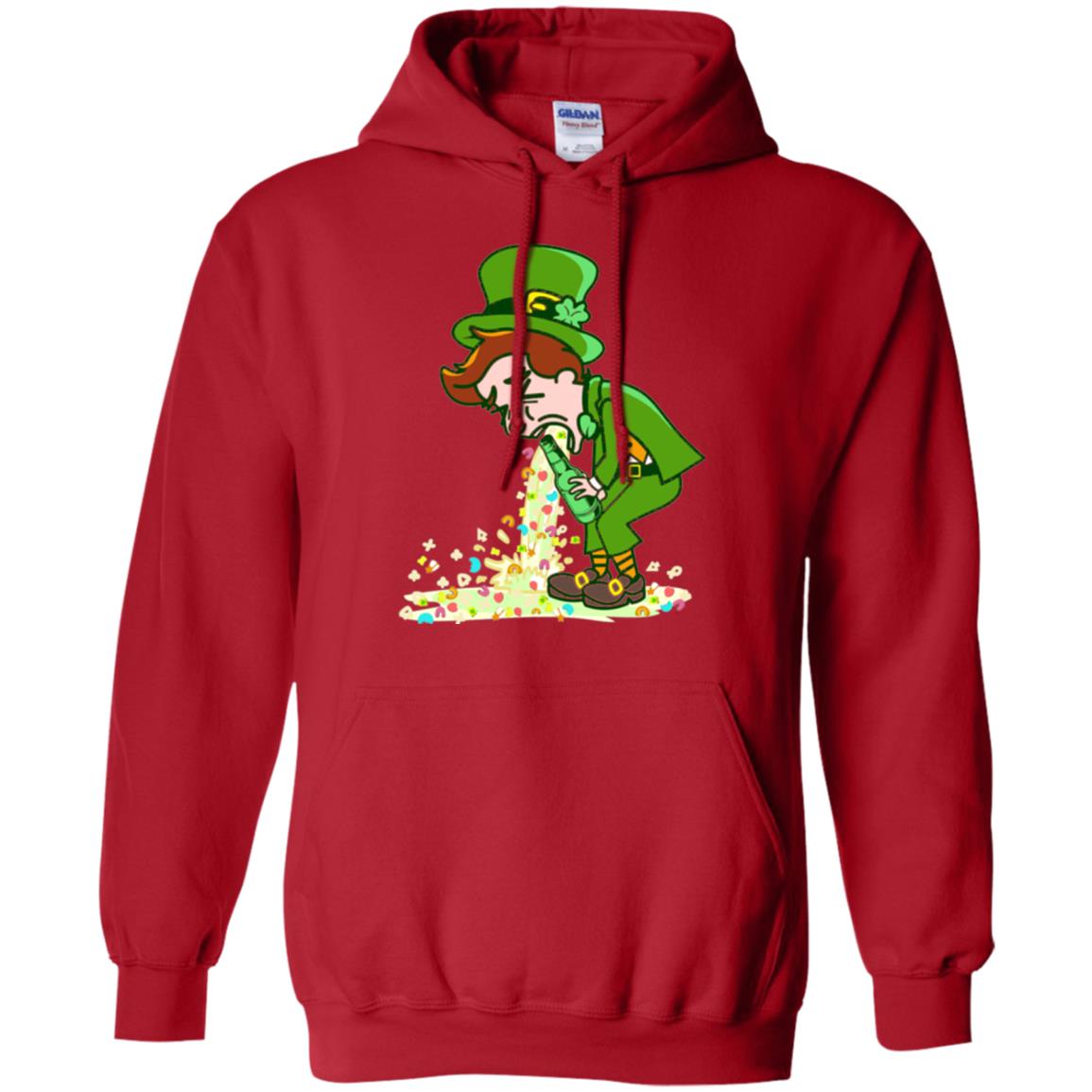 Saint Patty's Day Leprechaun St. Patricks Day T-shirt Red