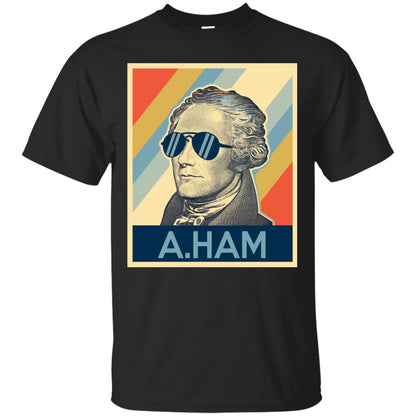 Hamilton Shirt Wearing Sunglasses Black
