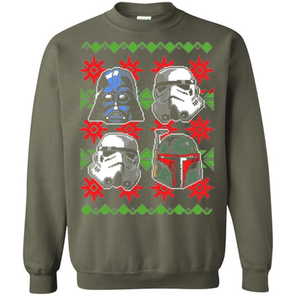 Film T-shirt Christmas Sweater Empire Helmets Military Green