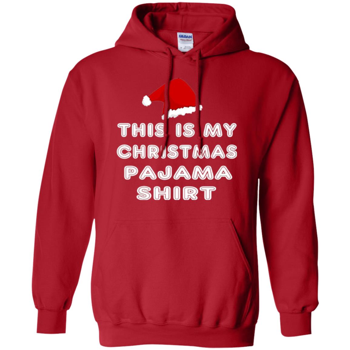 Christmas T-shirt This Is My Christmas Pajama Shirt Red