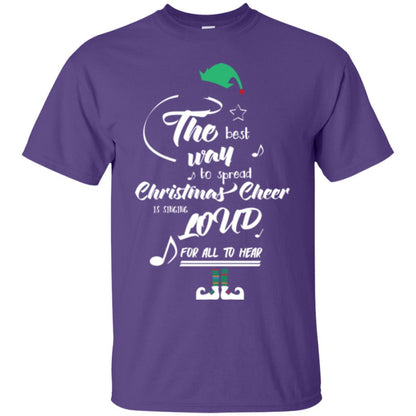 Christmas T-shirt The Best Way To Spread Purple