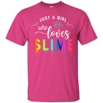 Slime Lover T-shirt Just A Girl Who Loves Slime Heliconia