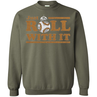 Movie T-Shirt Just Roll With You Military Green
