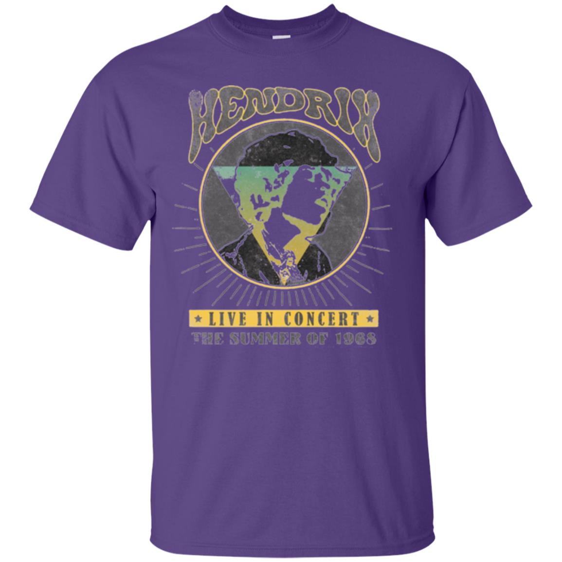 Vintage Concert T-shirt Jimi Hendrix Purple