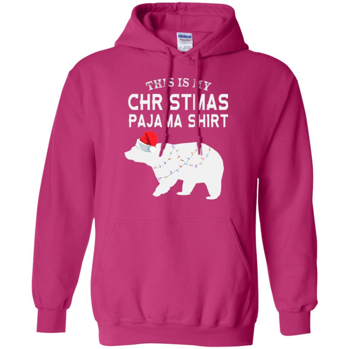 Polar Bear T-shirt This Is My Christmas Pajama Heliconia