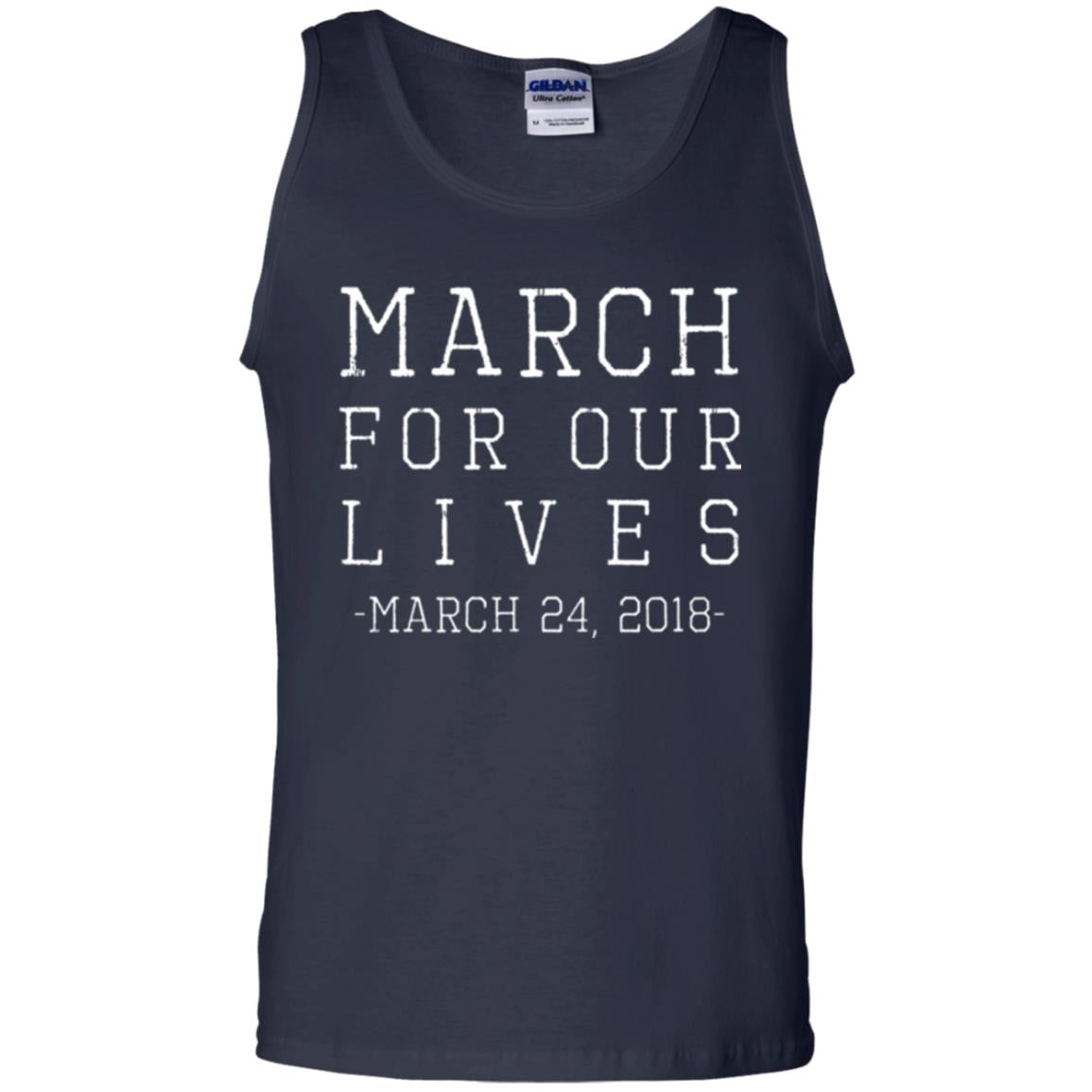 March For Our Lives March 24 2018 Anti Gun T-shirt Navy