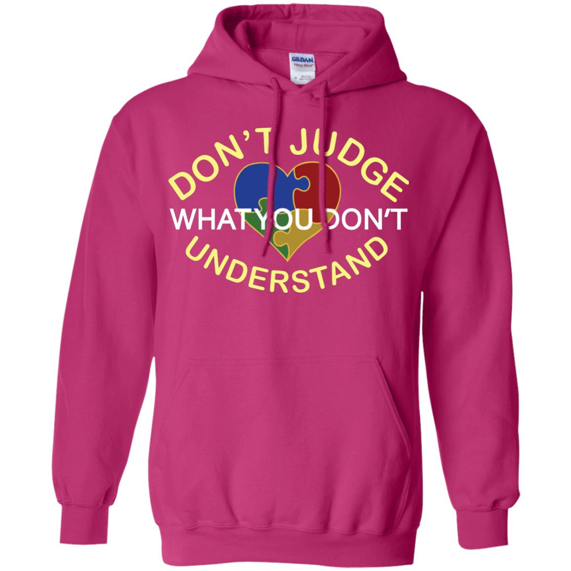 Don't Judge What You Don't Understand Autism Awearness Shirt Heliconia