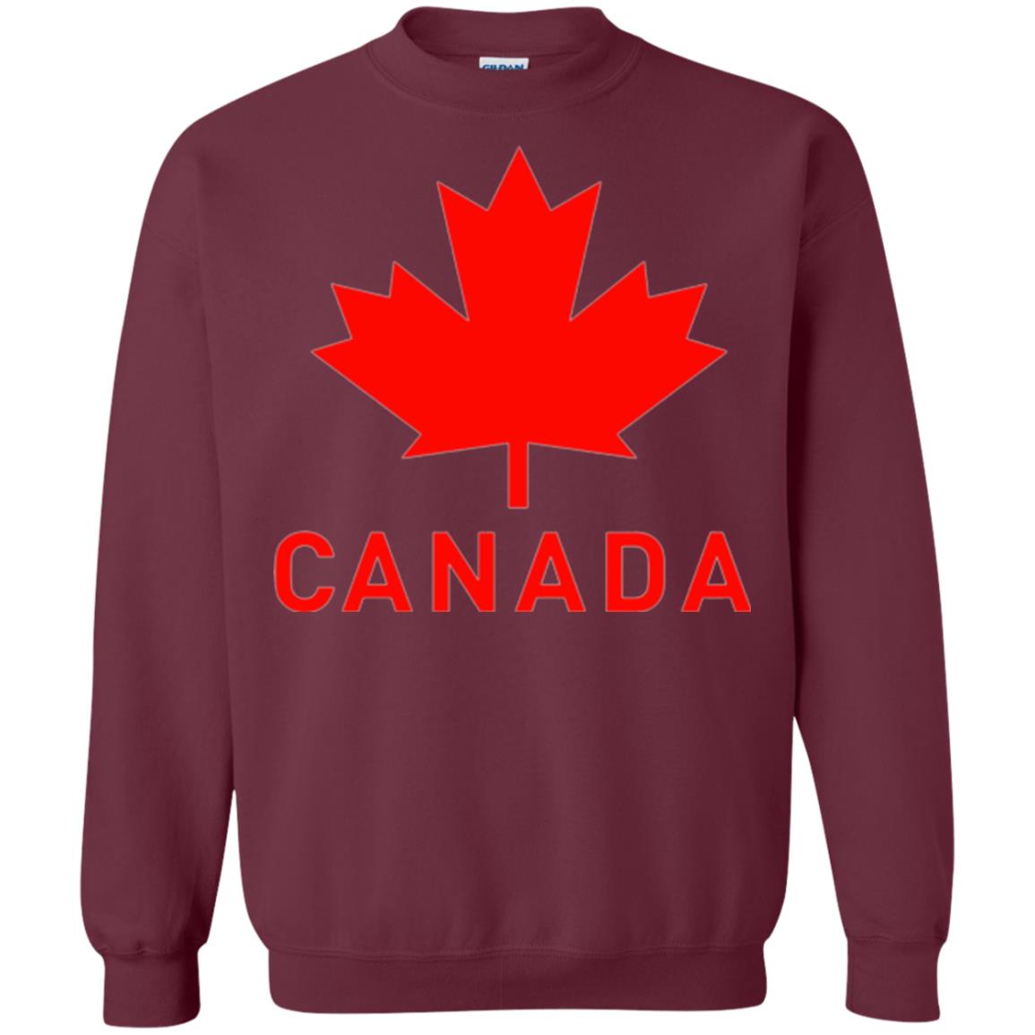 Canada Flag T-shirt Vintage Canada Flag Eh Team Maroon