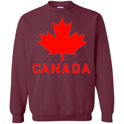 Canada Flag T-shirt Vintage Canada Flag Eh Team Maroon