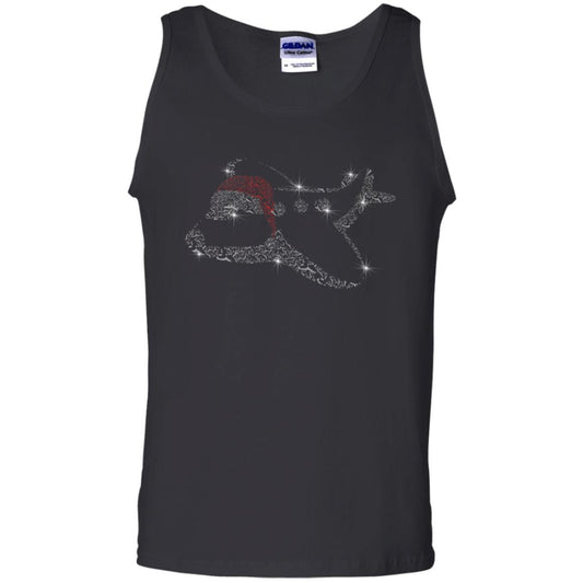 Airplane With Santa Hat Merry Christmas Gift Shirt For Mens Womens Kids Black