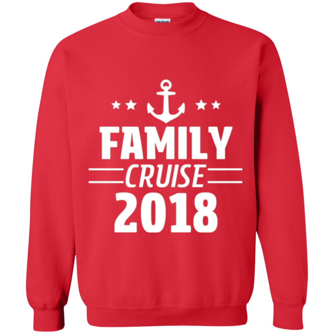 Family Cruise Vacation 2018 T-shirt Red