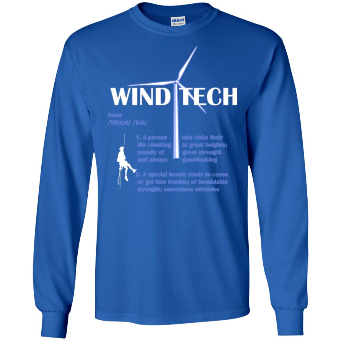 Wind Tech Definition T-shirt Royal