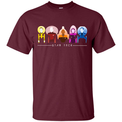 Star Trek Starfleet Captains Shirt Maroon